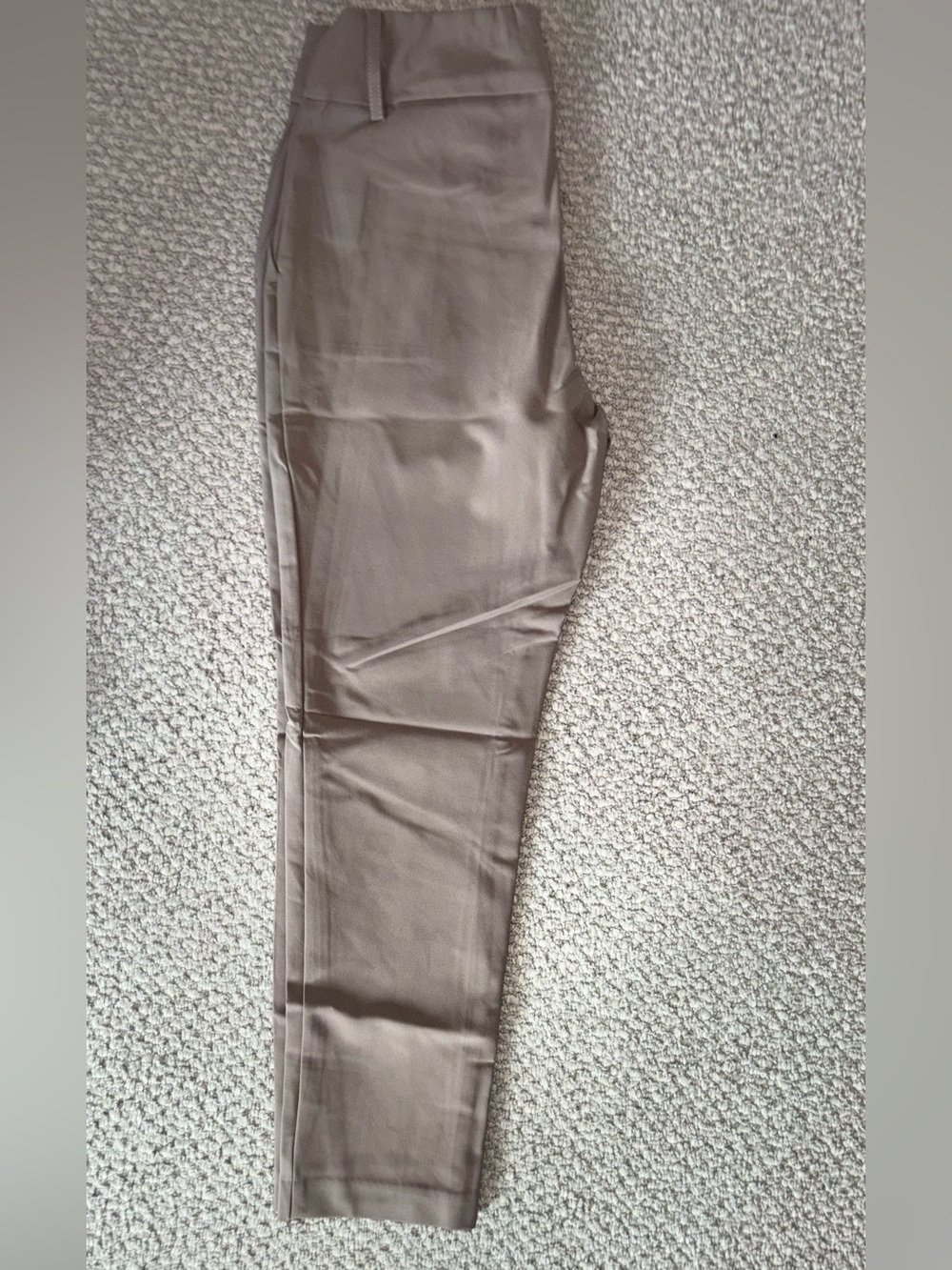 Women Slim Fit Taupe Dress Pants
